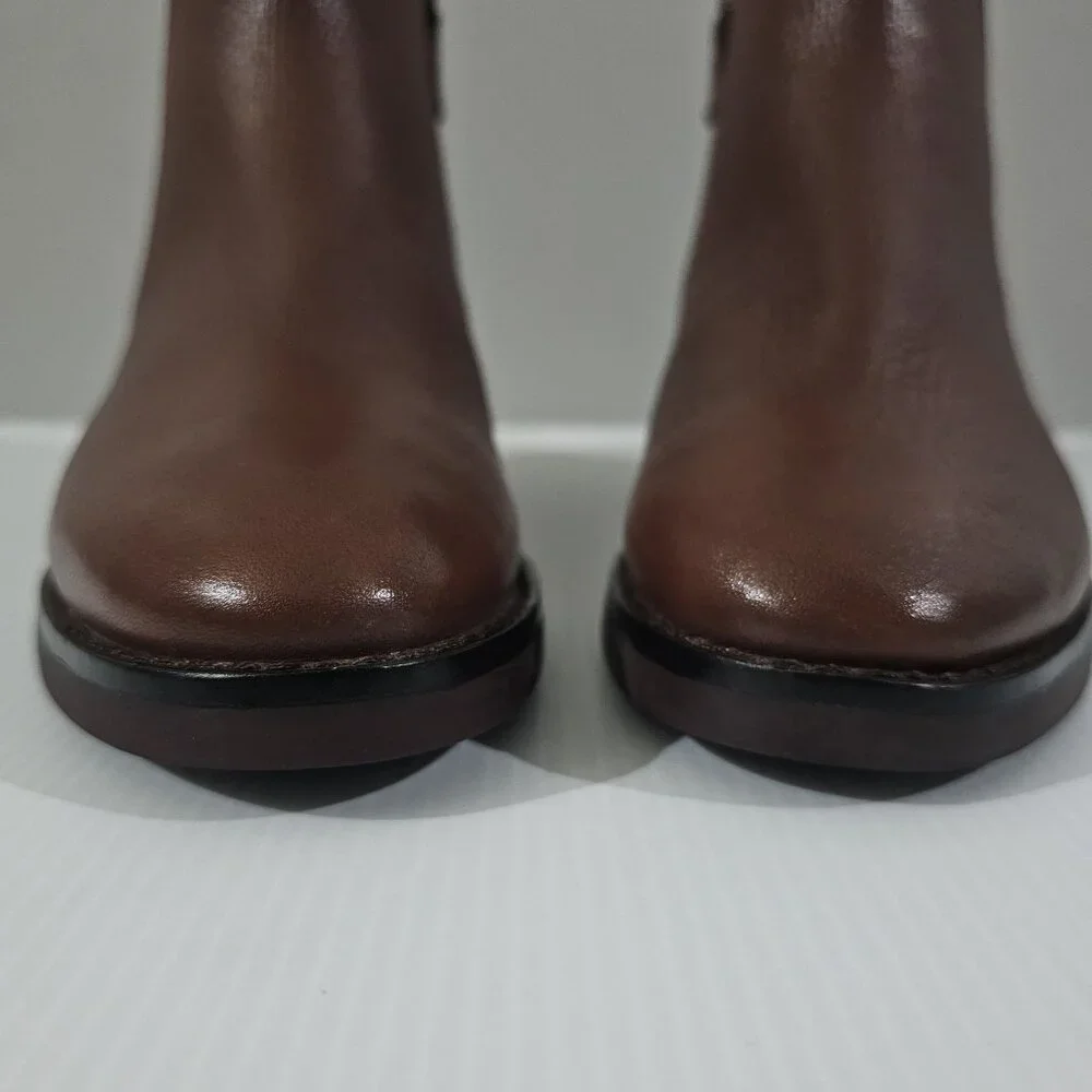 Cole Haan River Chelsea Ankle Bootie Sequoia Brown Leather Boot Size 9 - Picture 5 of 14